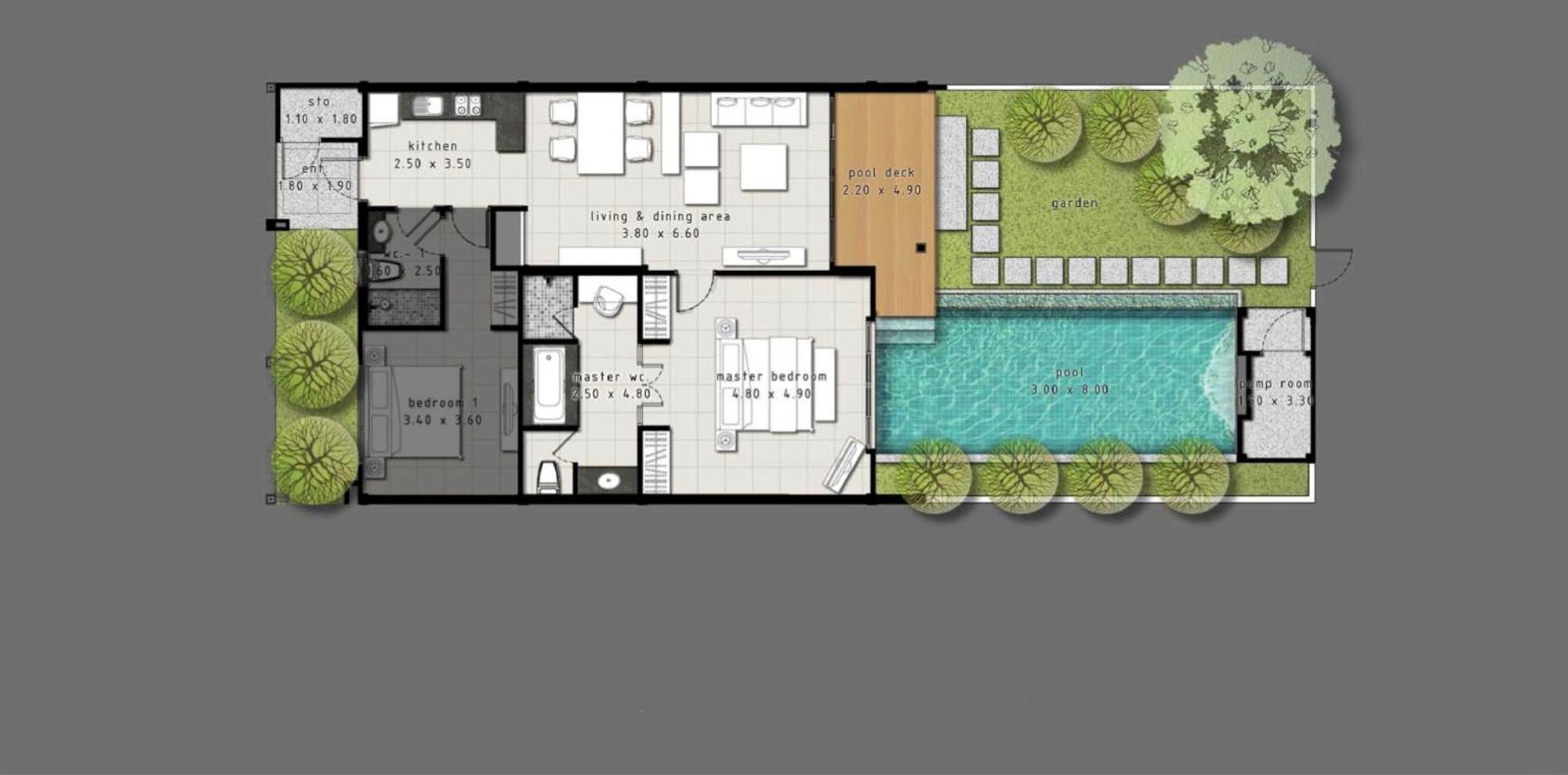 Two Bedroom Onyx Villa Nai Harn Extérieur photo